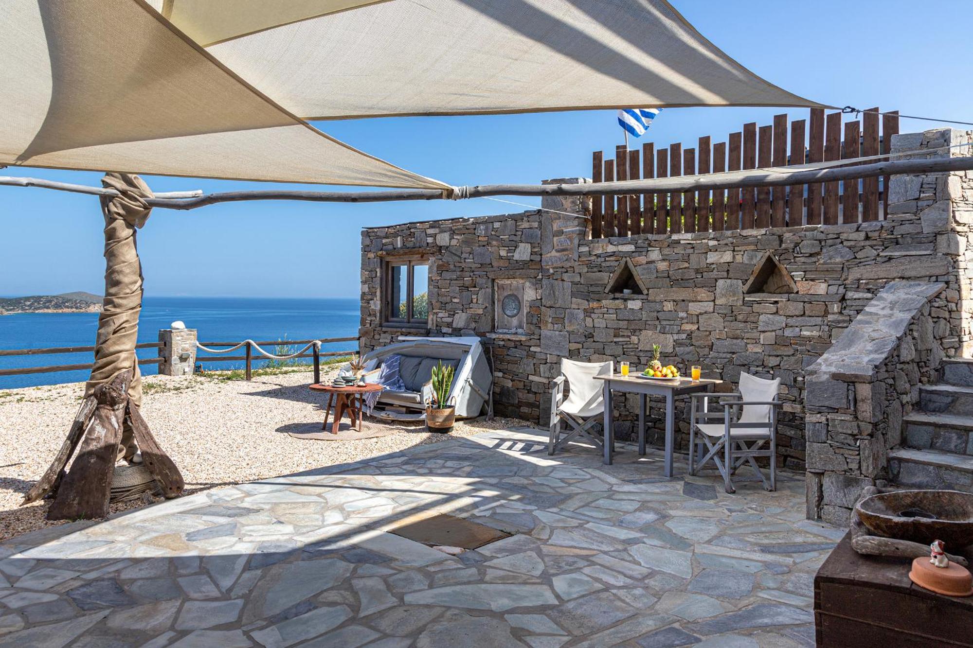 Aegean View - Seaside Apartment In Syros Azolimnos Zewnętrze zdjęcie
