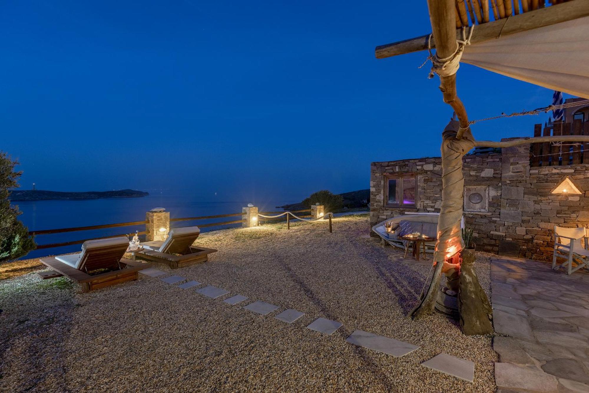 Aegean View - Seaside Apartment In Syros Azolimnos Zewnętrze zdjęcie