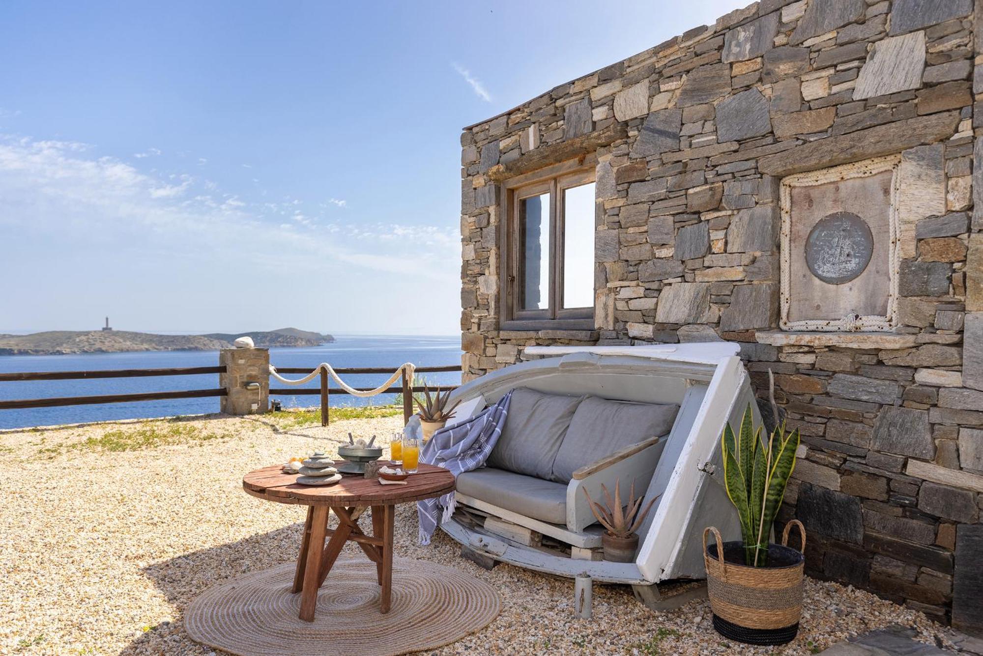 Aegean View - Seaside Apartment In Syros Azolimnos Zewnętrze zdjęcie