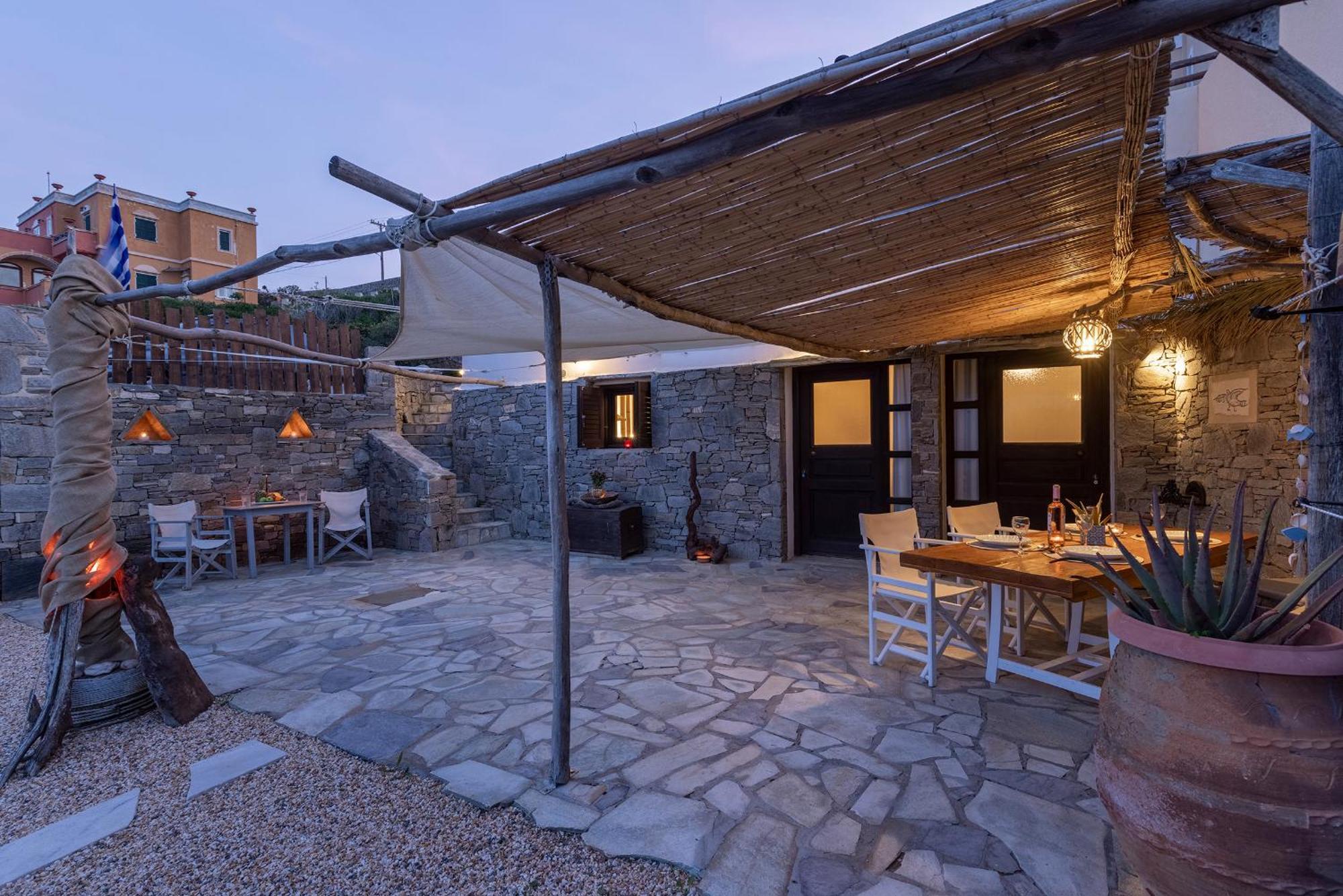 Aegean View - Seaside Apartment In Syros Azolimnos Zewnętrze zdjęcie