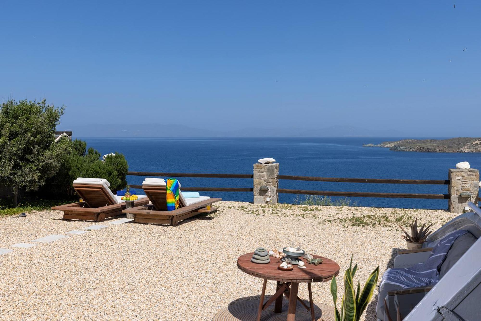 Aegean View - Seaside Apartment In Syros Azolimnos Zewnętrze zdjęcie