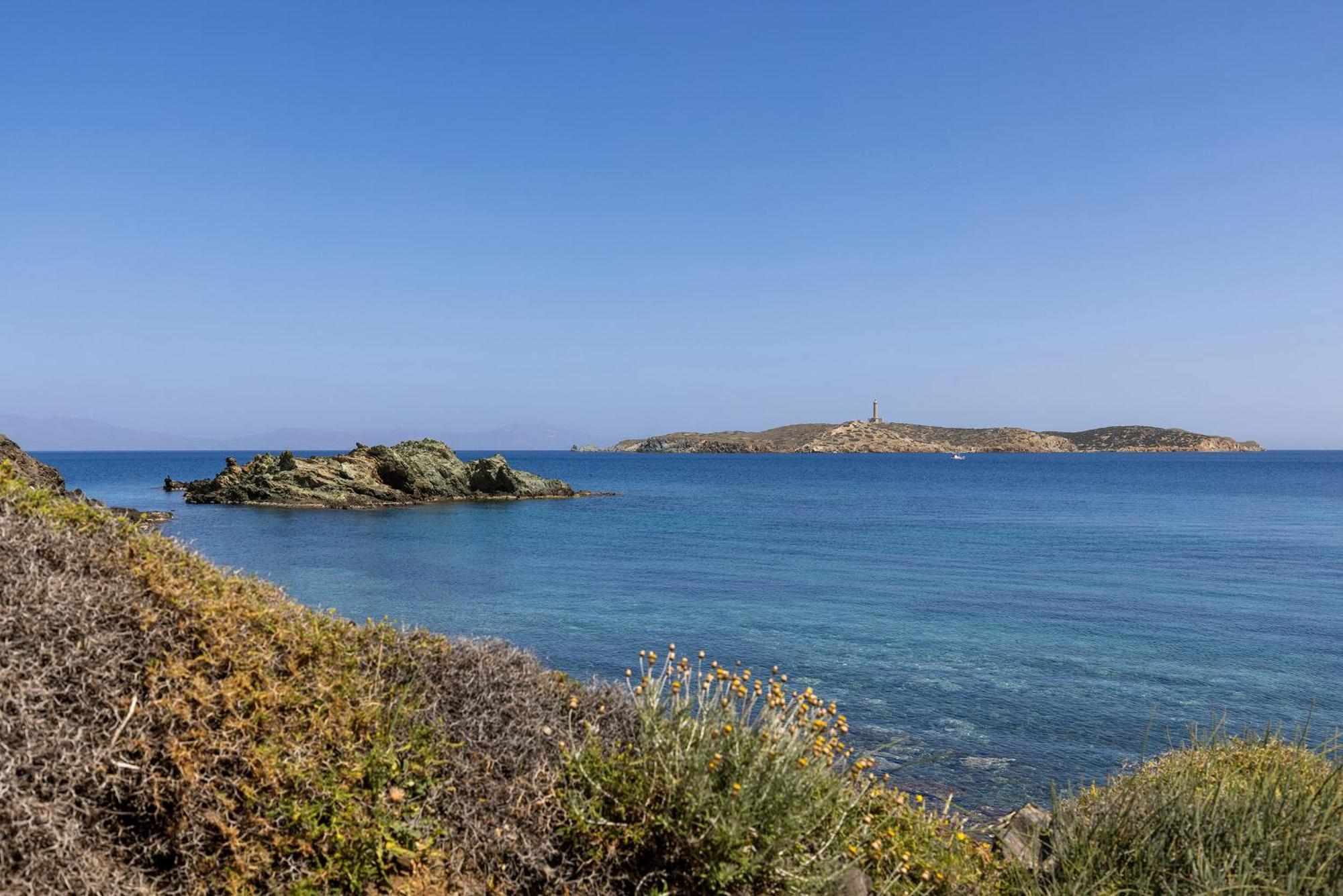 Aegean View - Seaside Apartment In Syros Azolimnos Zewnętrze zdjęcie
