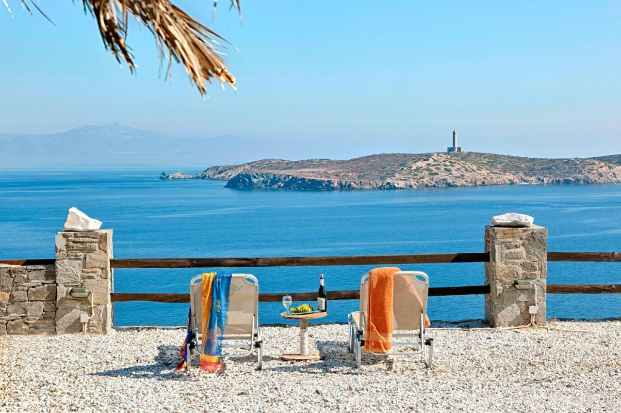 Aegean View - Seaside Apartment In Syros Azolimnos Zewnętrze zdjęcie